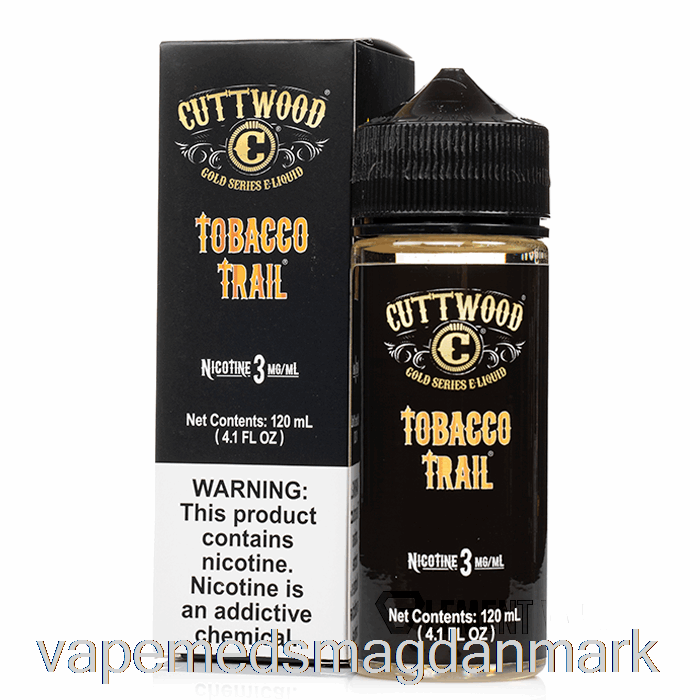 Vape Med Smag Tobaksspor - Cuttwood E-væske - 120ml 12mg